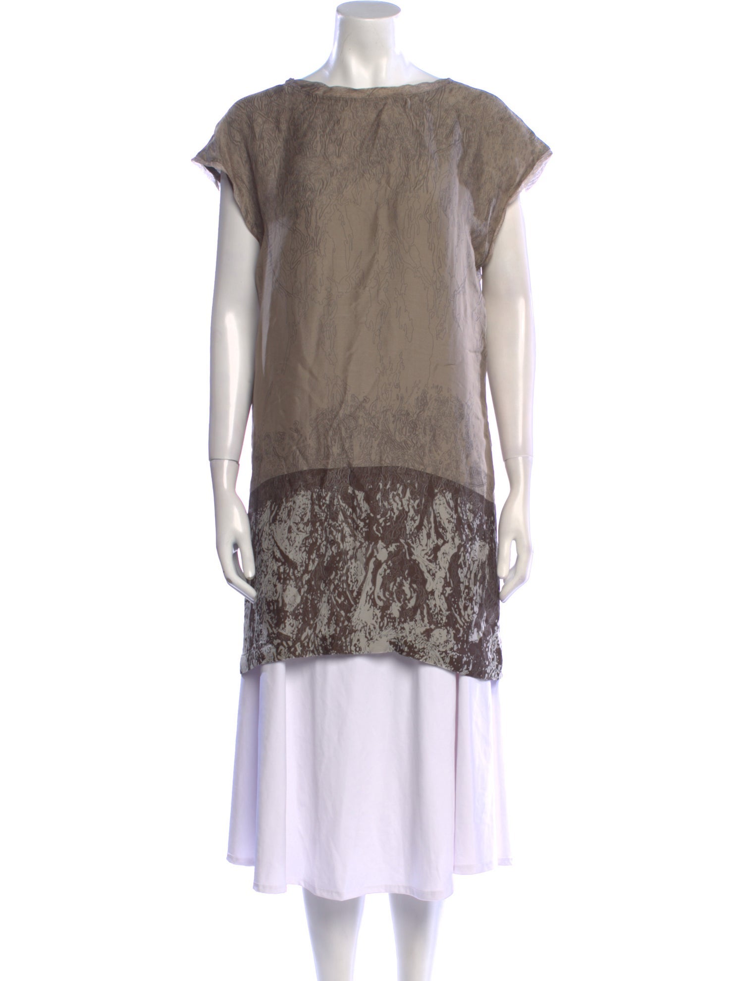 Jil Sander Printed Mini Dress