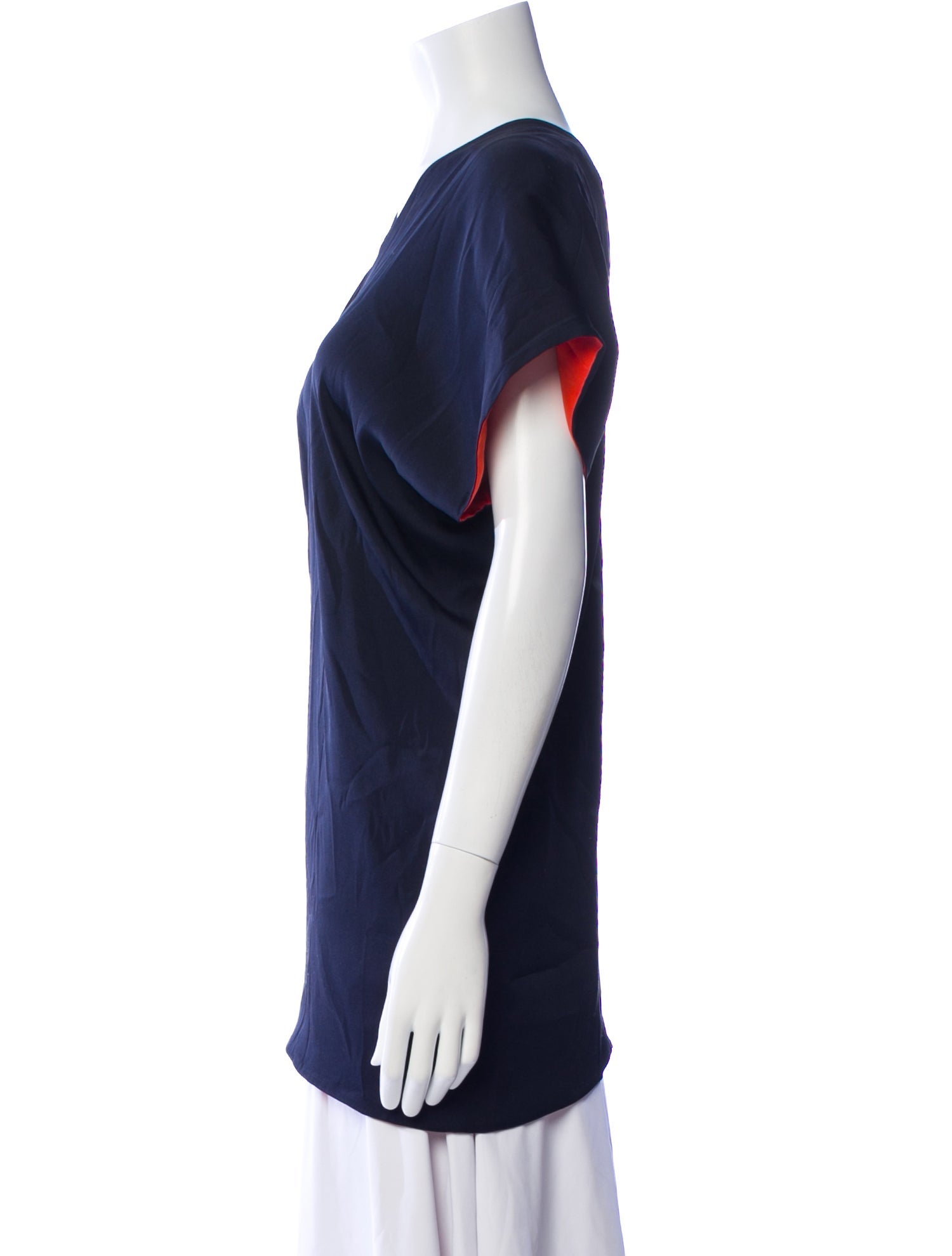 Jil Sander Silk Cowl Neck Top