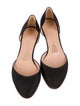 Jil Sander Canvas D'Orsay Flats