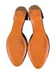 Jil Sander Canvas D'Orsay Flats