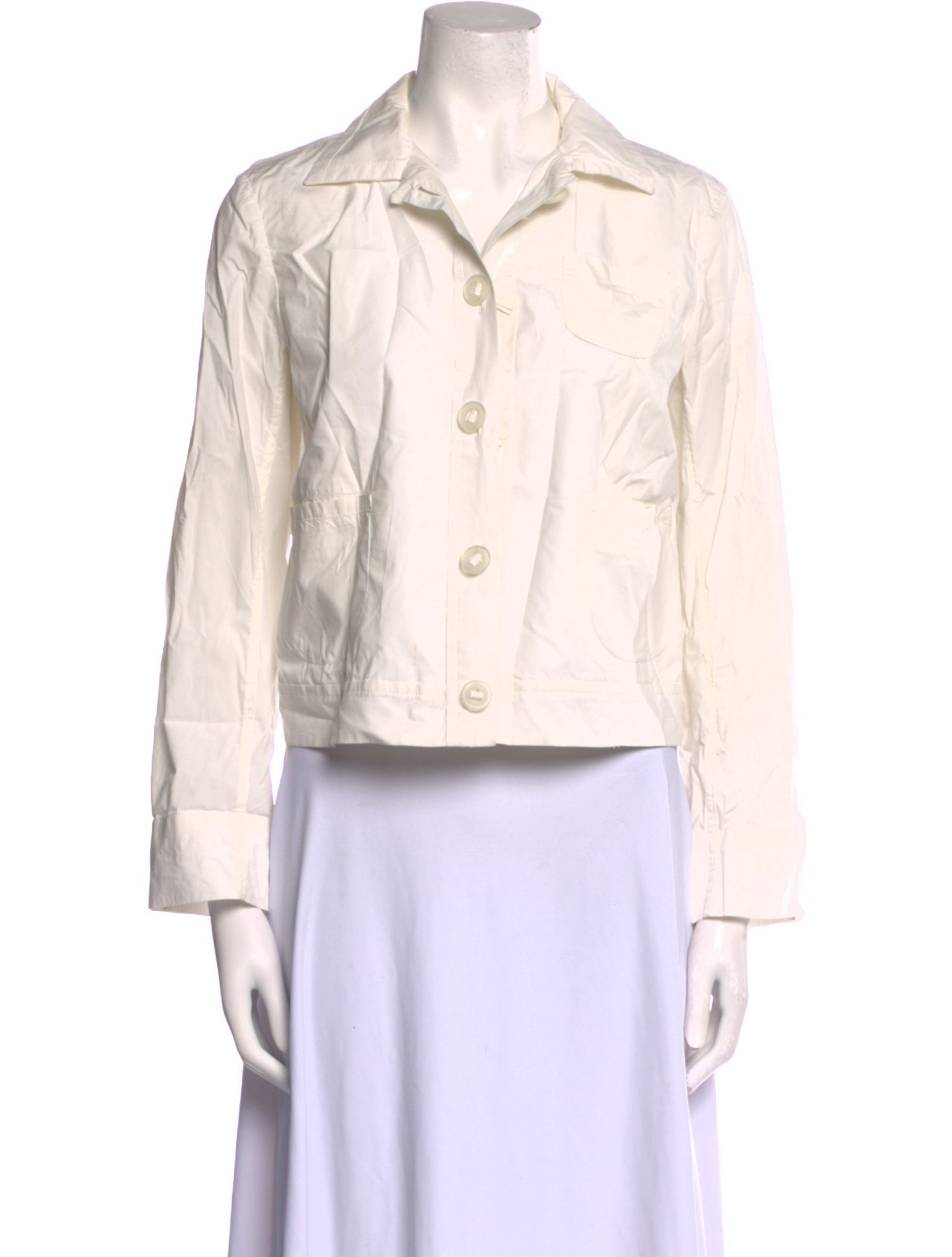 Jil Sander Long Sleeve Button-Up Top