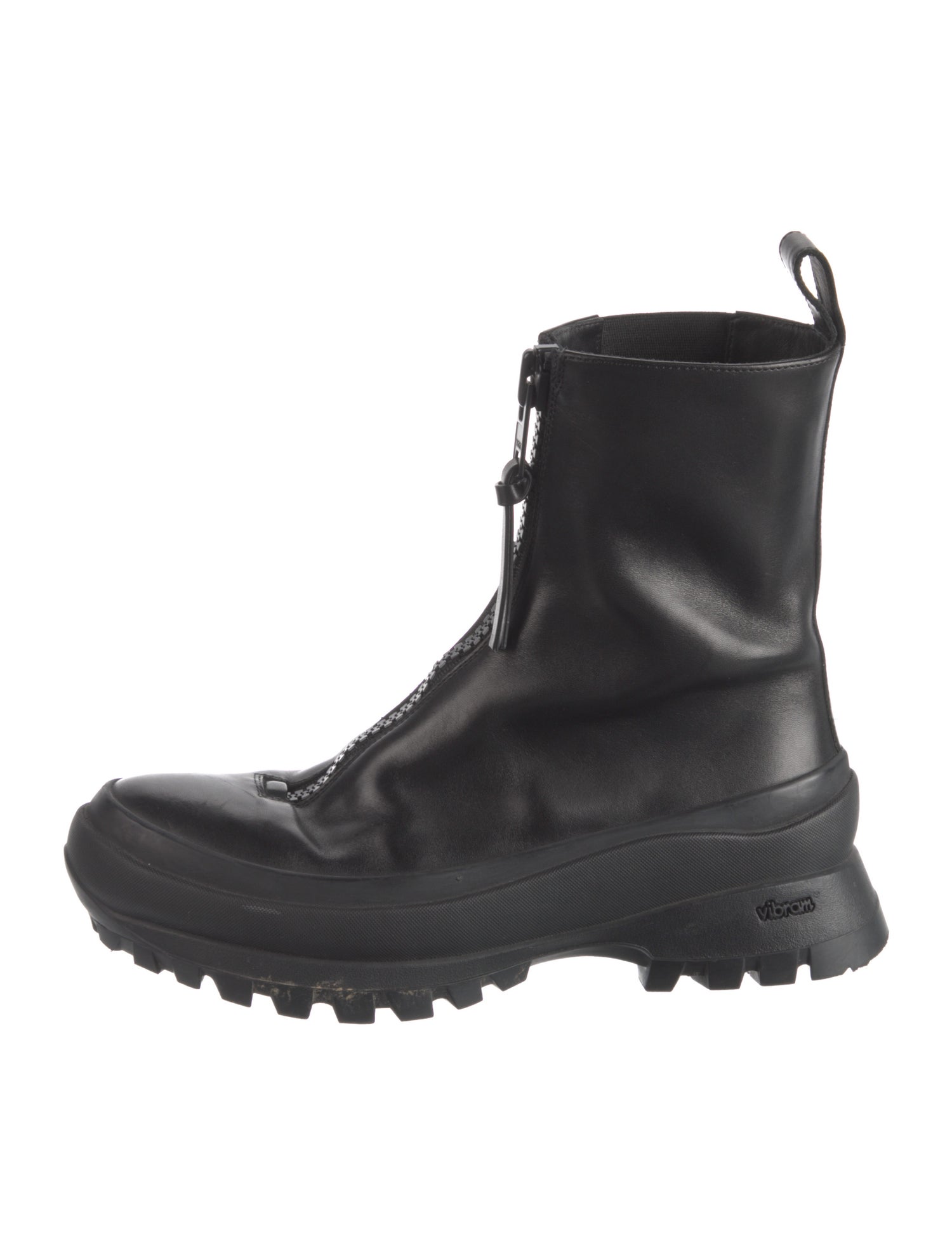 Jil Sander Leather Combat Boots
