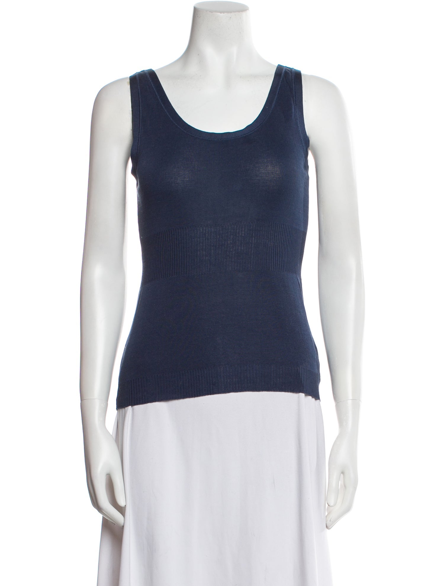 Jil Sander Scoop Neck Sleeveless Top