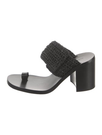 Jil Sander Leather Slides