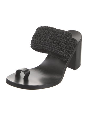 Jil Sander Leather Slides