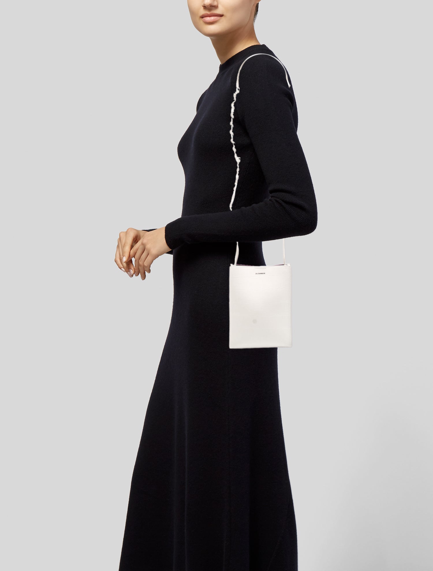 Jil Sander Leather Evening Bag