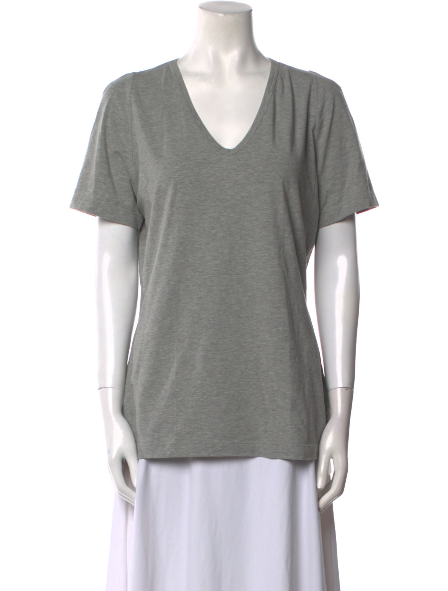 Jil Sander Late 2000's - Early 2010's V-Neck T-Shirt