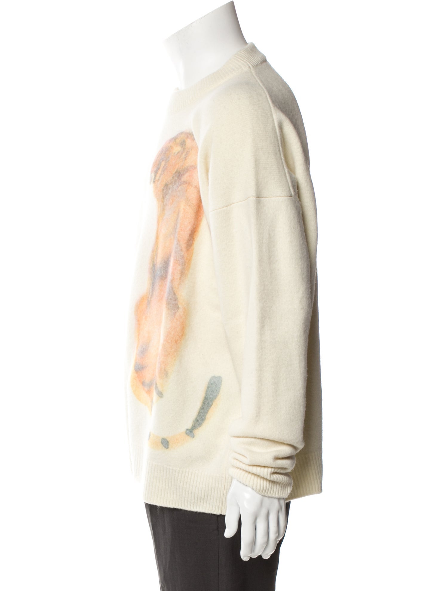 Jil Sander Wool Graphic Print Pullover w/ Tags