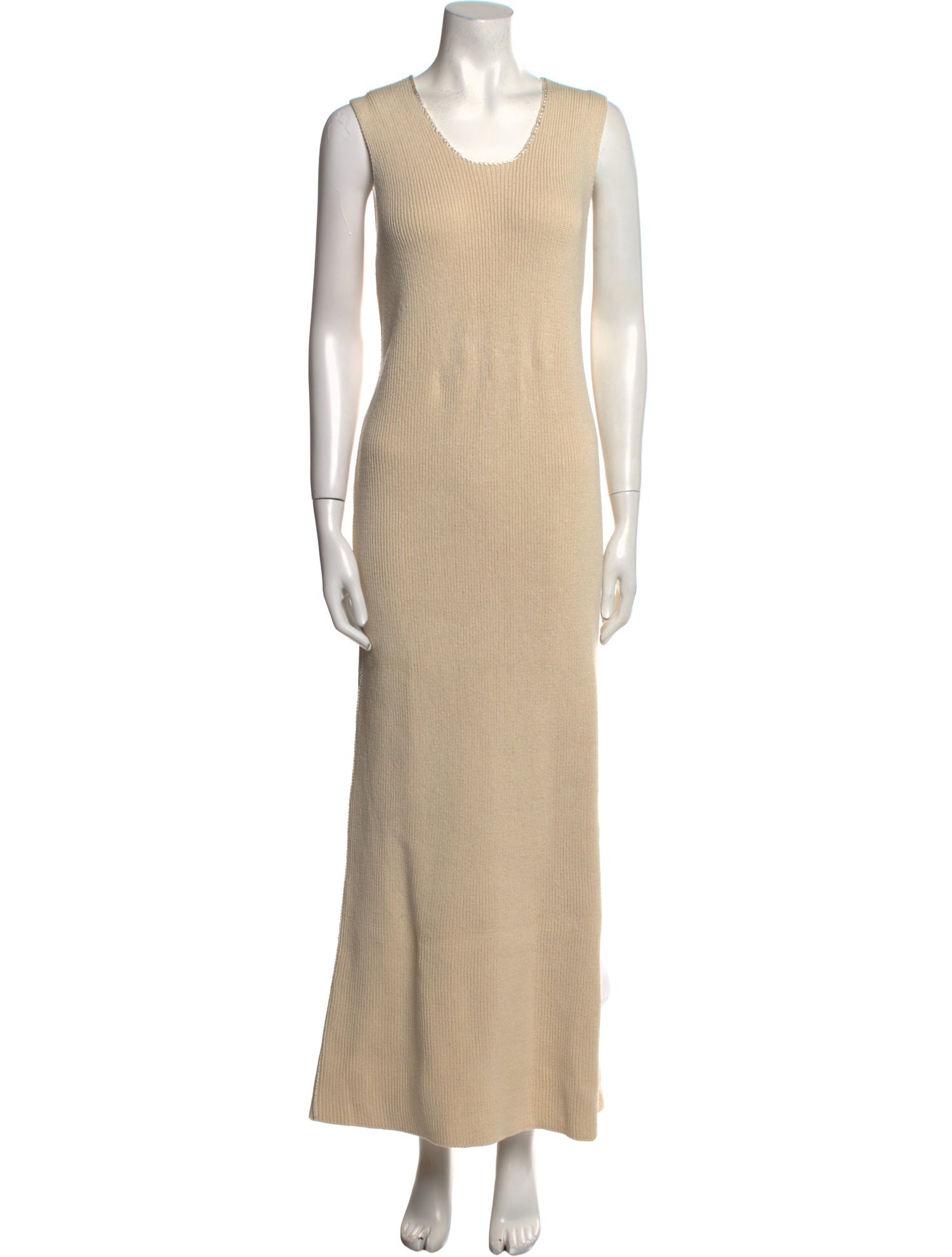 Jil Sander Scoop Neck Long Dress