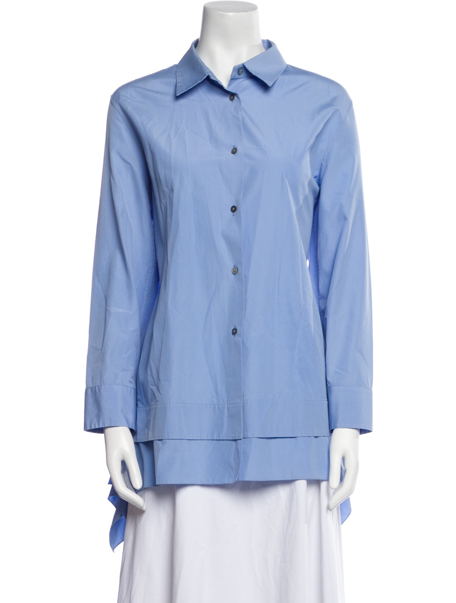 Jil Sander Long Sleeve Button-Up Top