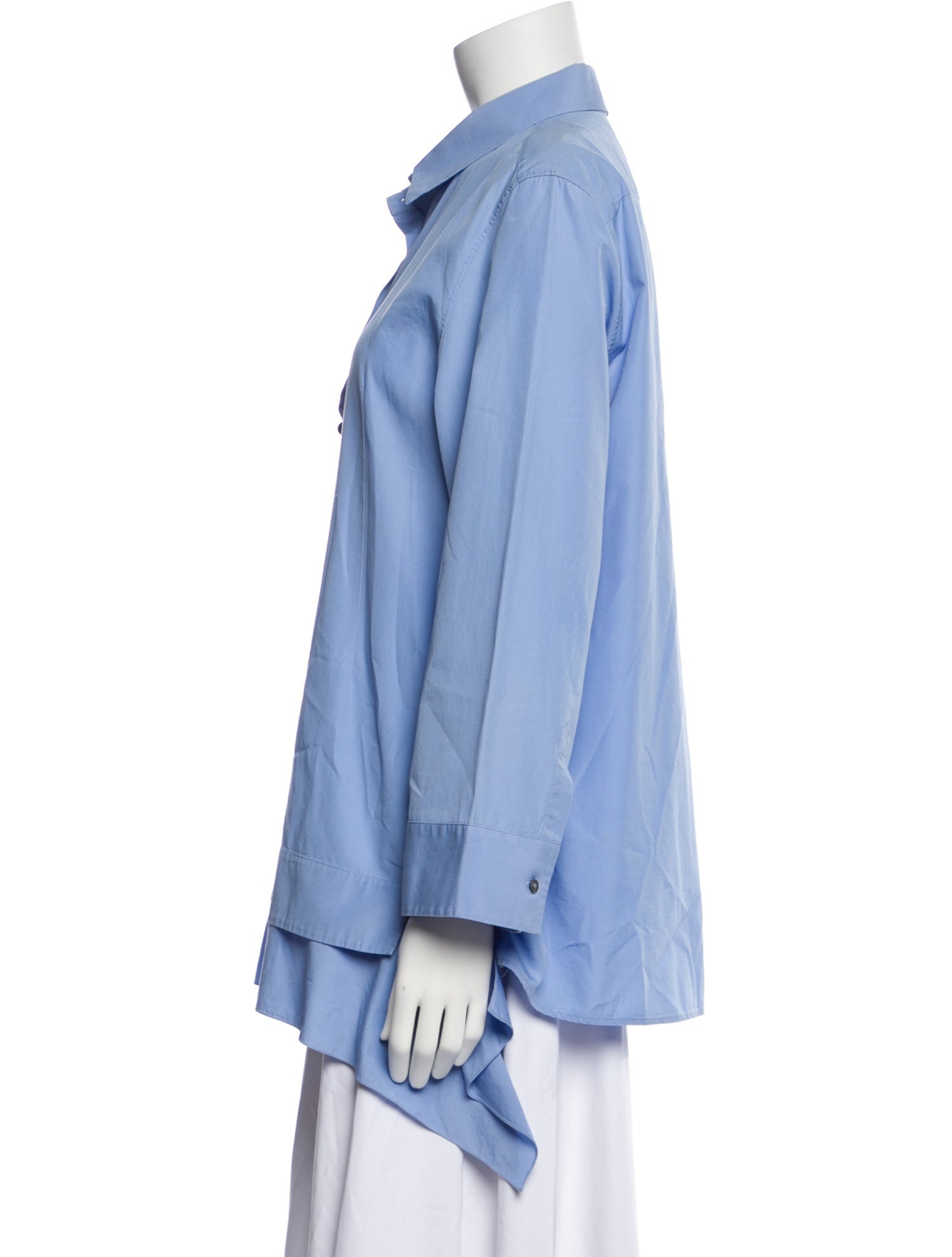 Jil Sander Long Sleeve Button-Up Top