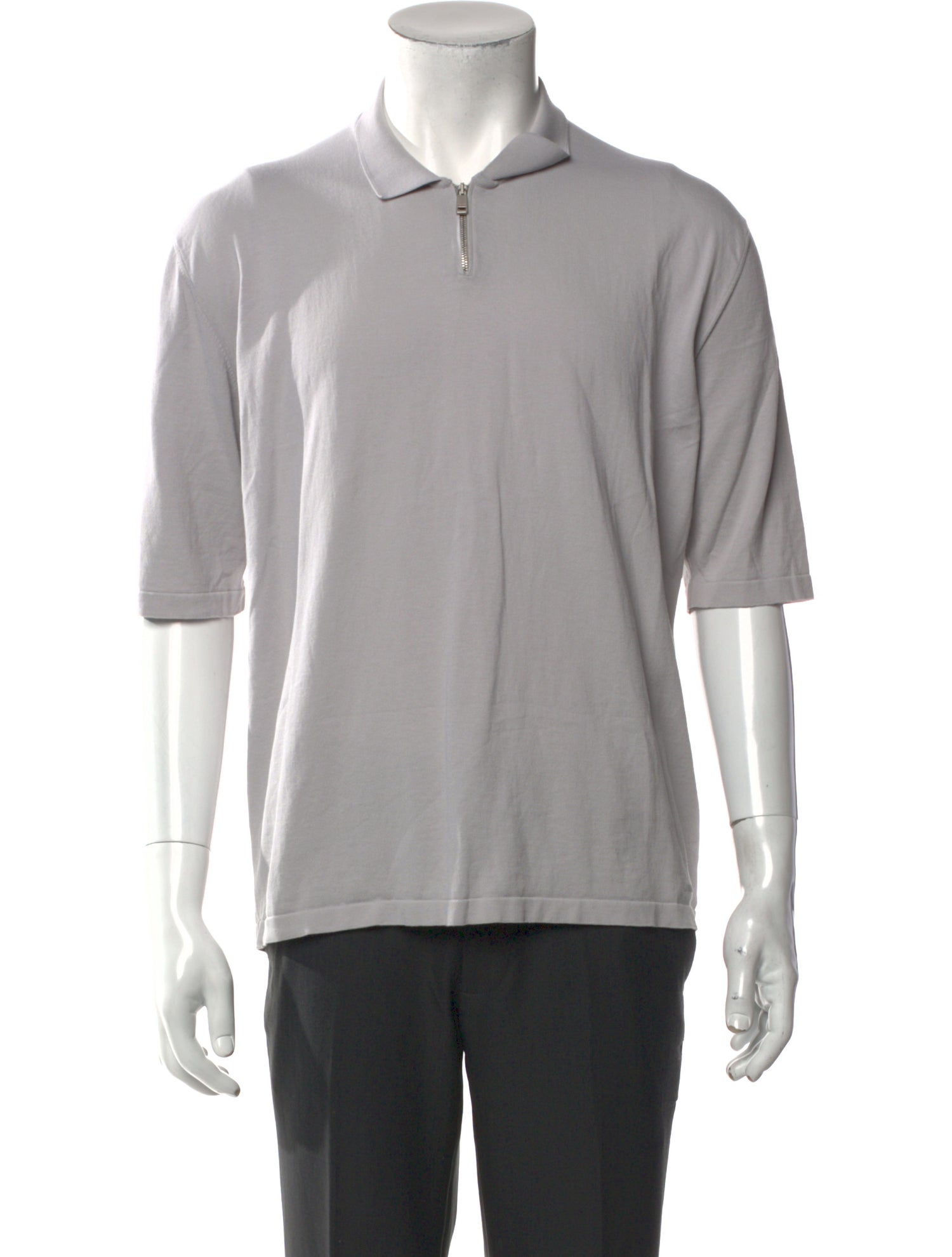 Jil Sander Collar Short Sleeve Polo Shirt
