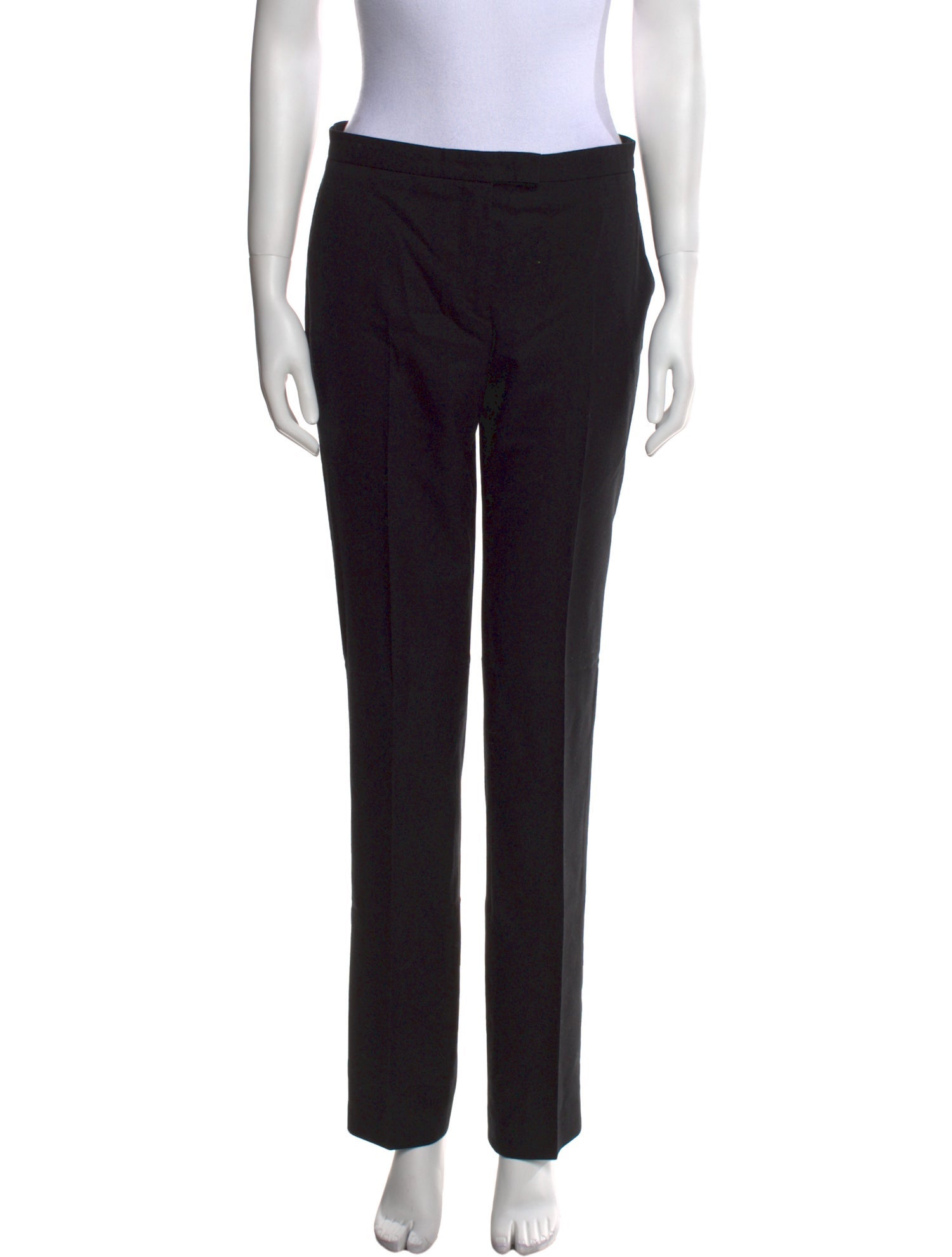 パンツ JIL SANDER Women Straight Pants J02KA0163 BLACK Black Woven straight-leg pants | JIL SANDER | NET-A-PORTER