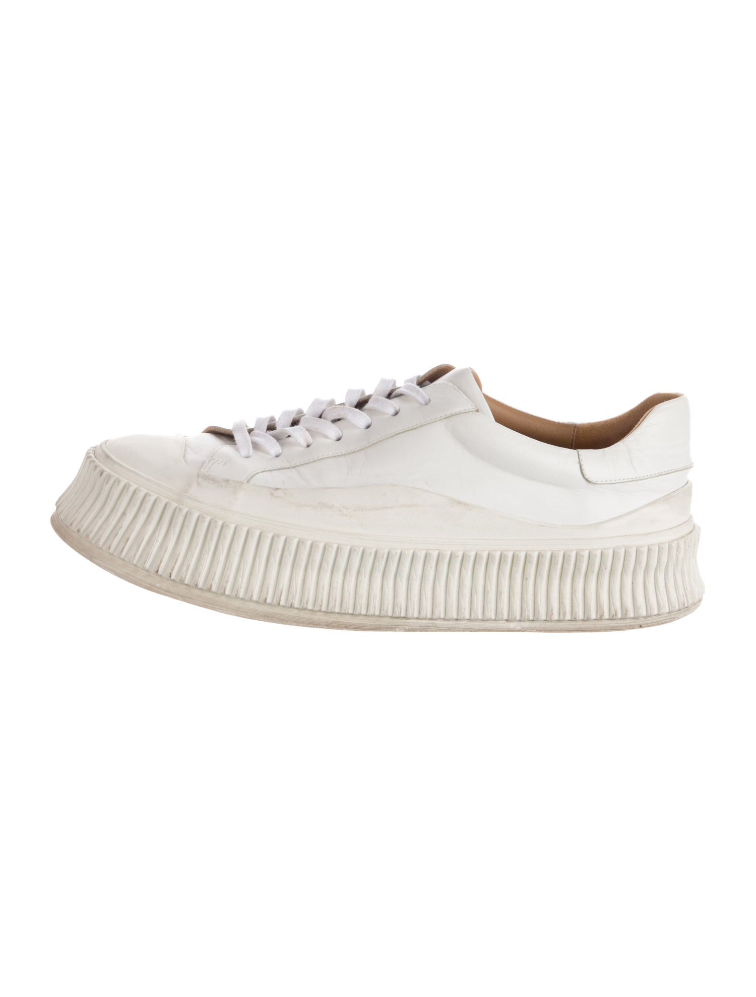 Jil Sander Leather Sneakers