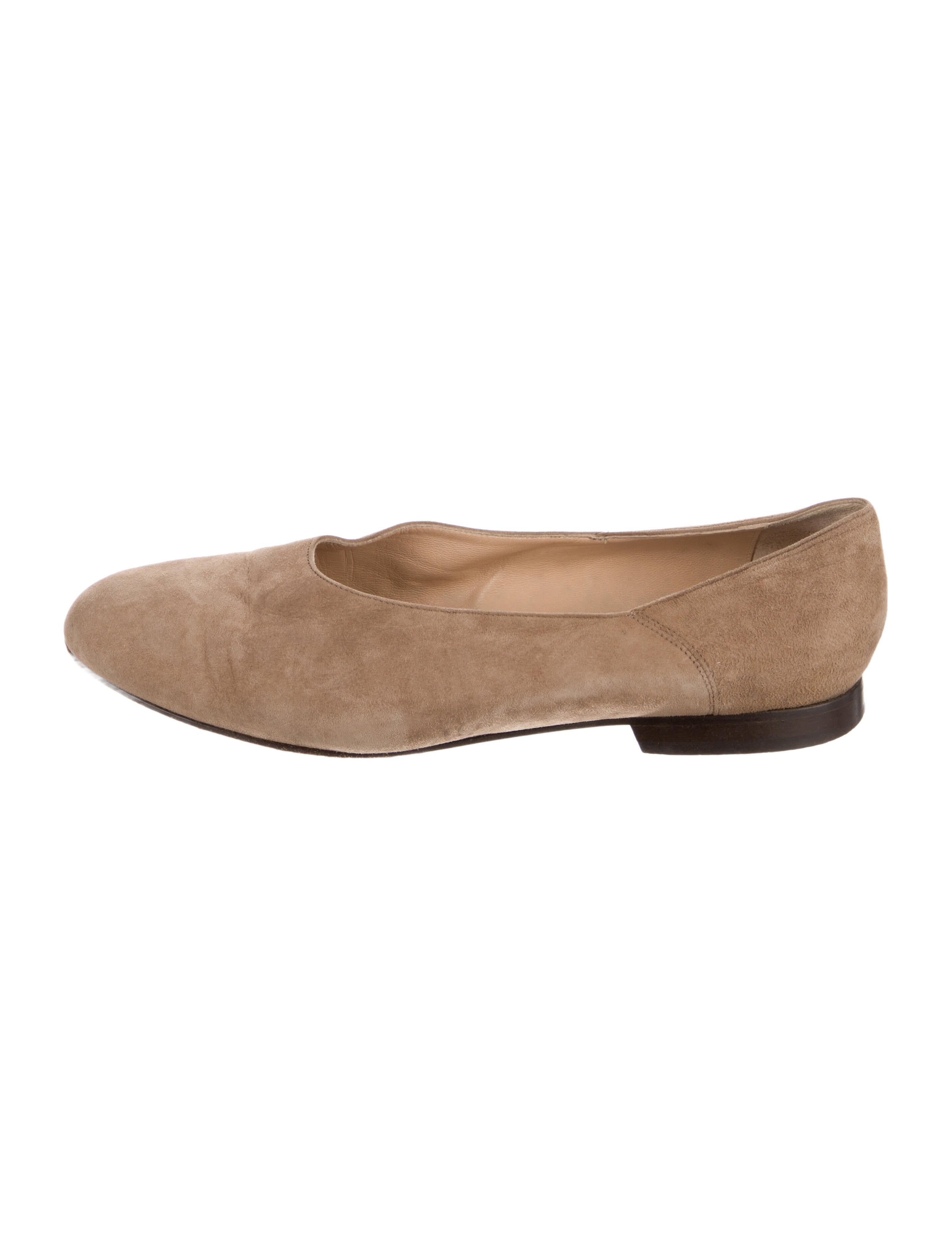 Jil Sander Suede Ballet Flats