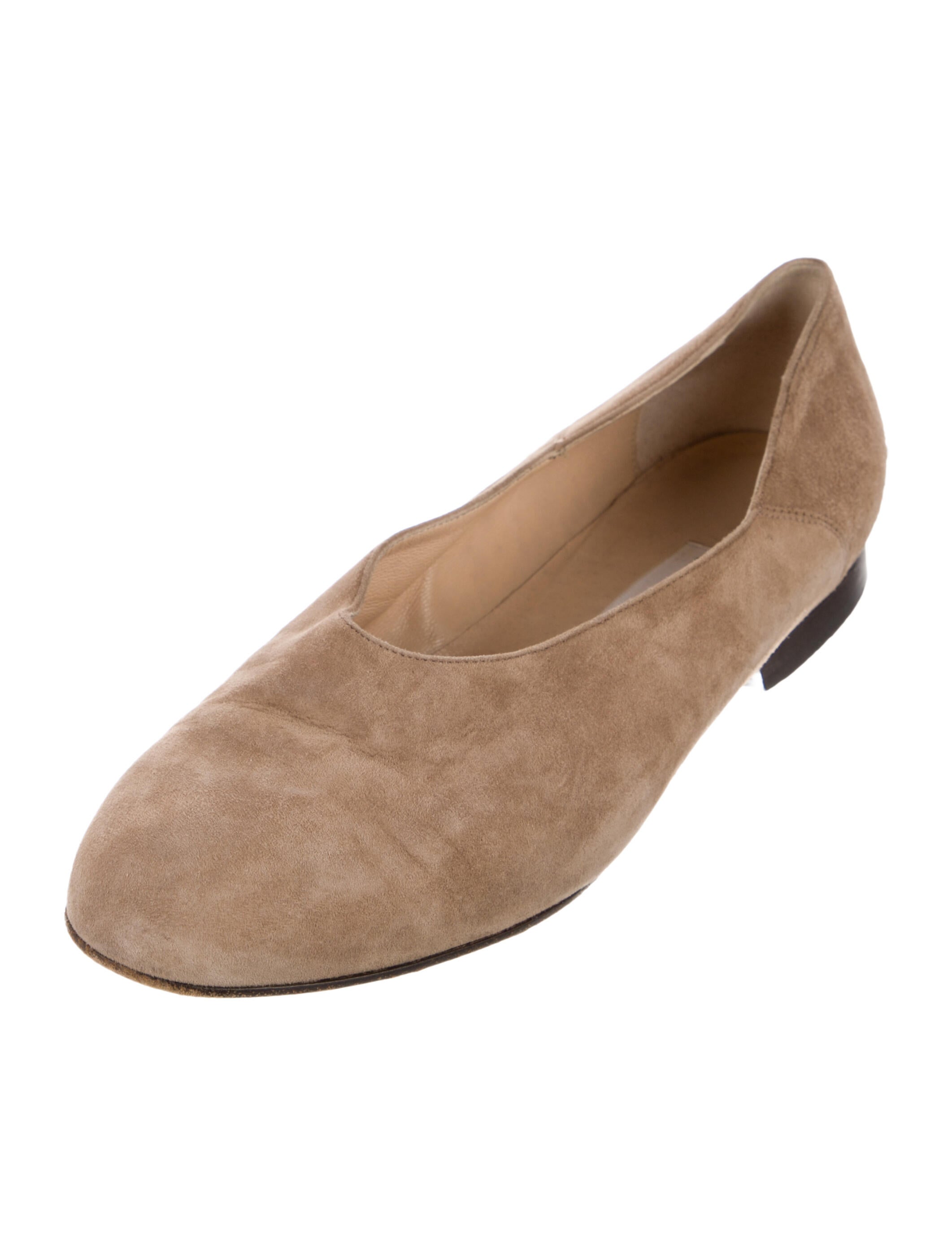 Jil Sander Suede Ballet Flats
