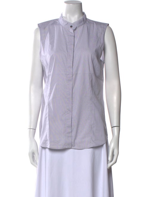 Jil Sander 2010's Mock Neck Button-Up Top