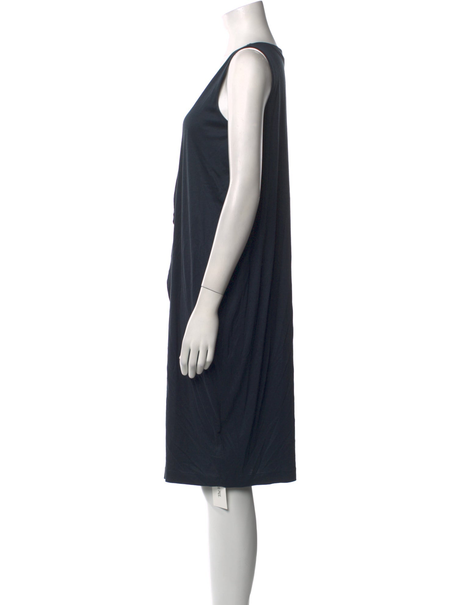 Jil Sander V-Neck Knee-Length Dress