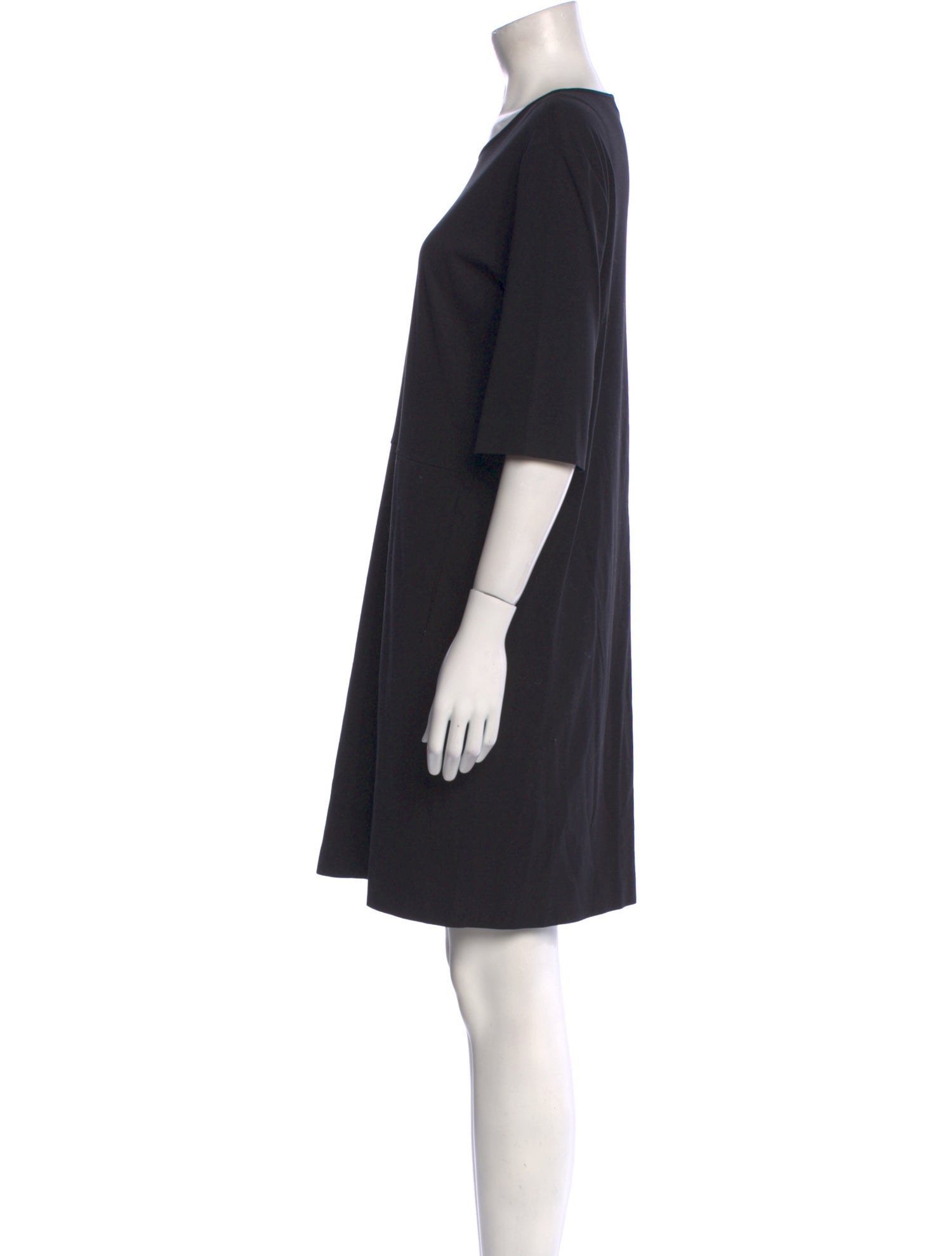 Jil Sander Scoop Neck Mini Dress