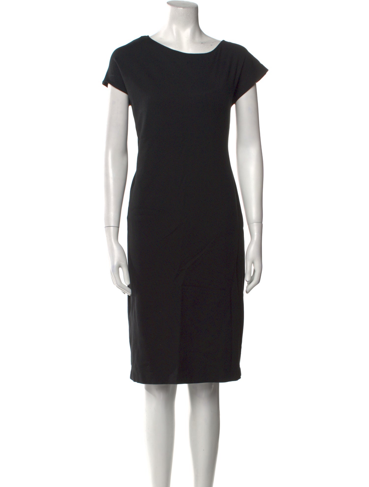 Jil Sander Scoop Neck Knee-Length Dress