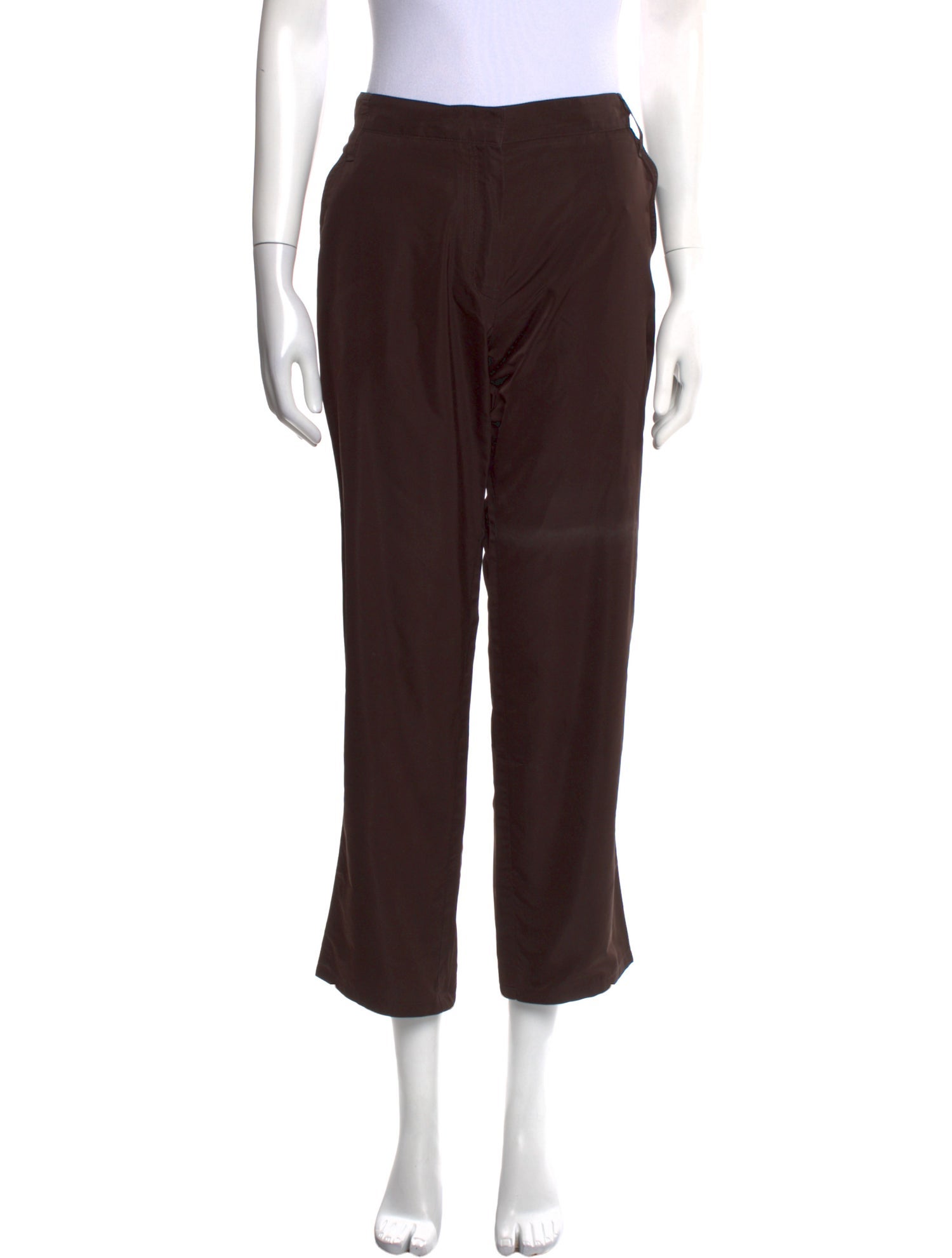 パンツ JIL SANDER Women Straight Pants J40KA0236 J40182923 Brown JIL SANDER - Women Basic Straight Pants – Atelier New York