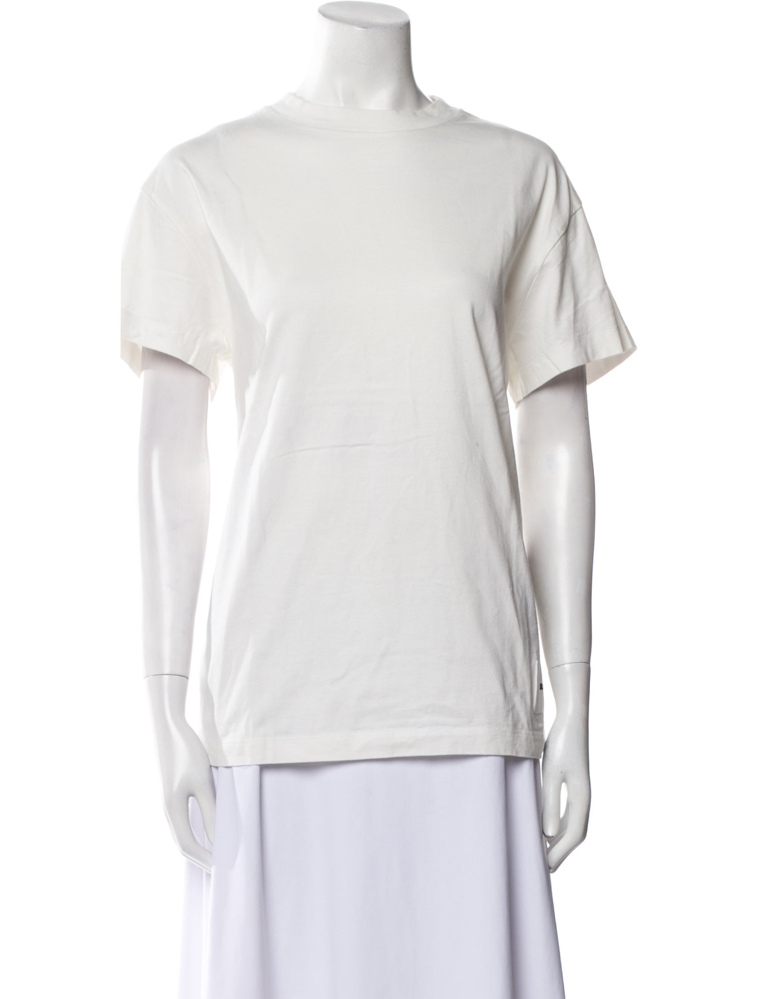 Jil Sander Bateau Neckline Short Sleeve T-Shirt