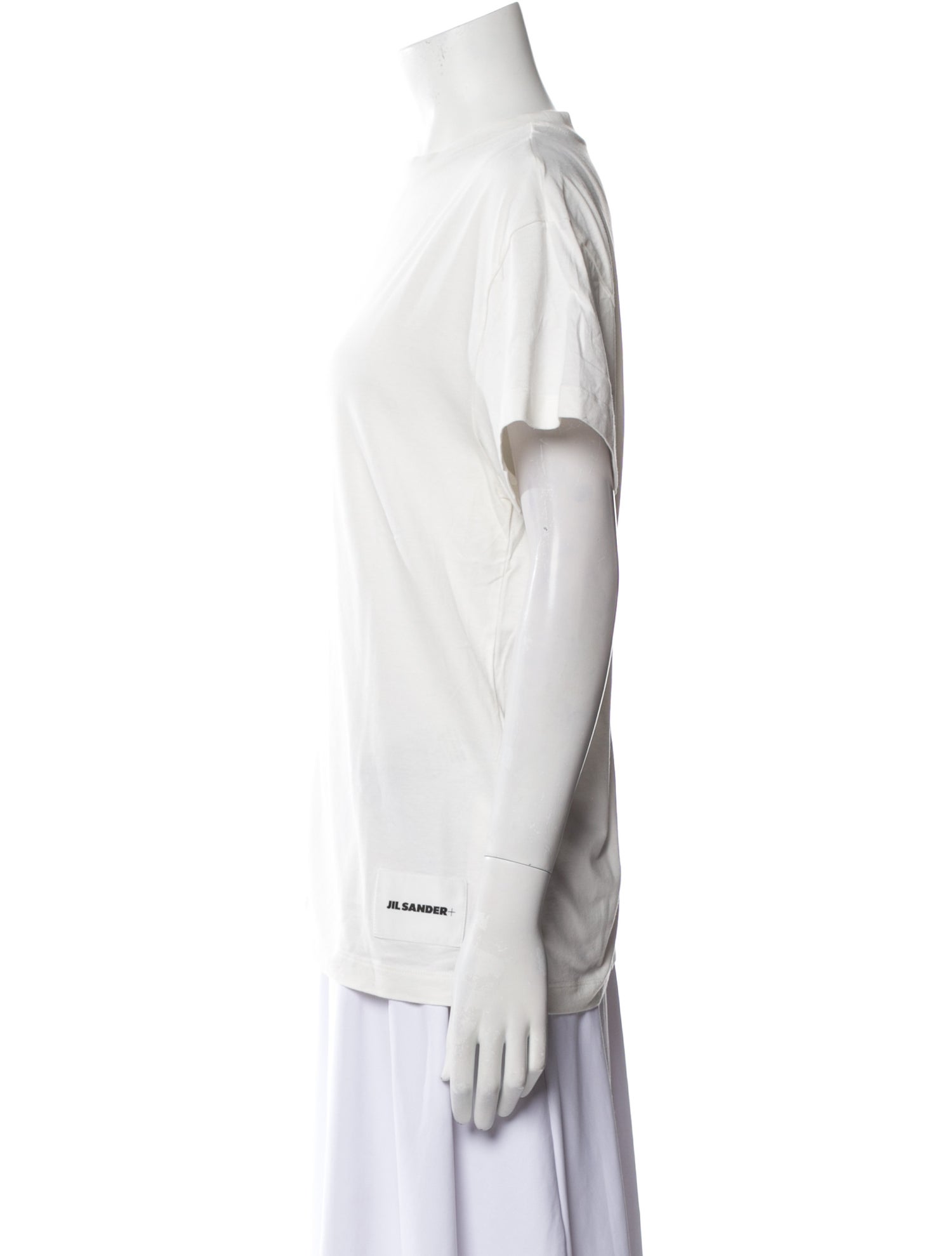 Jil Sander Bateau Neckline Short Sleeve T-Shirt