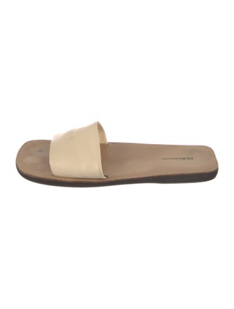 Jil Sander Leather Slides