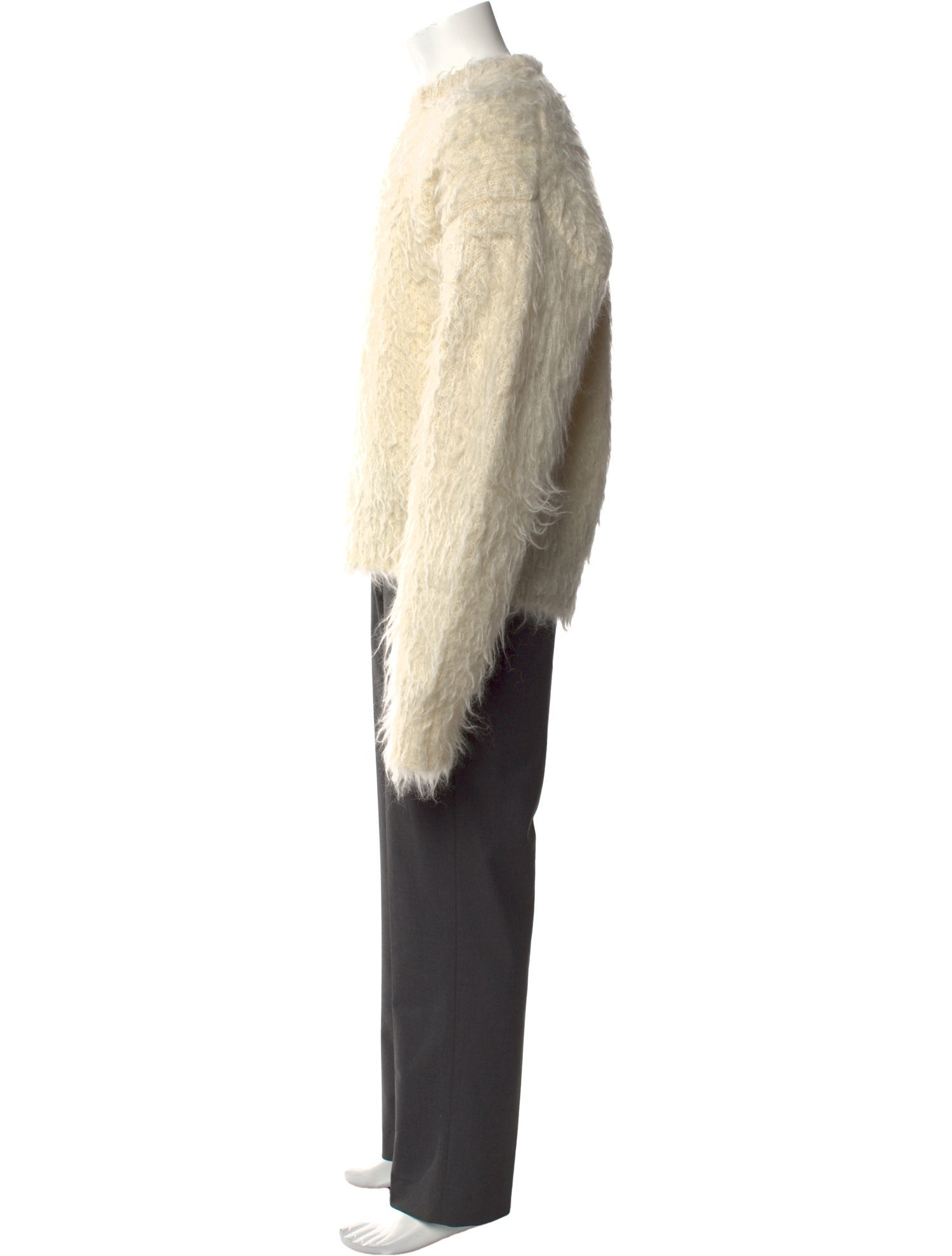 Jil Sander Mohair Mock Neck Cardigan w/ Tags