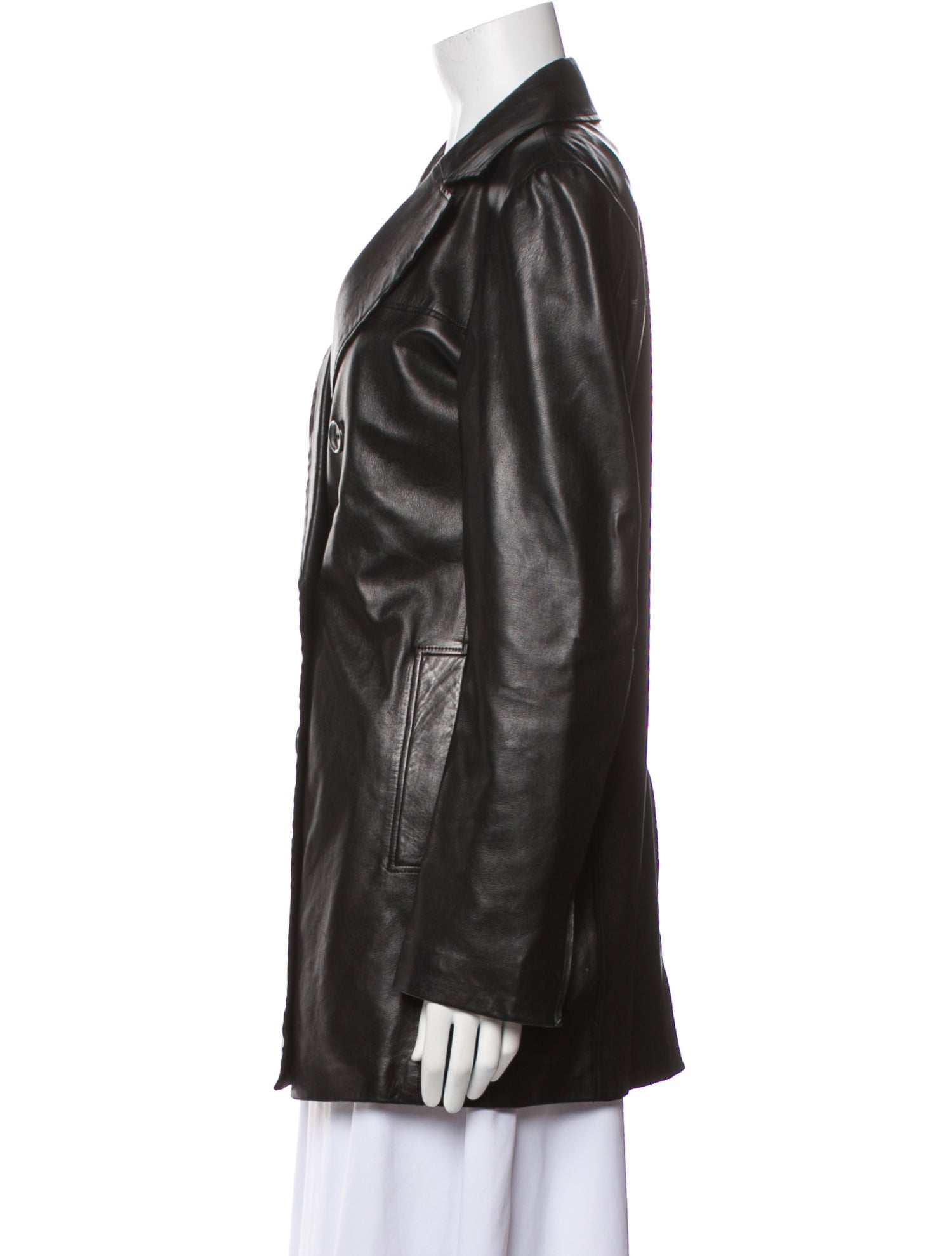 Jil Sander Leather Coat