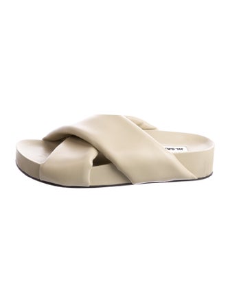 Jil Sander Leather Slides