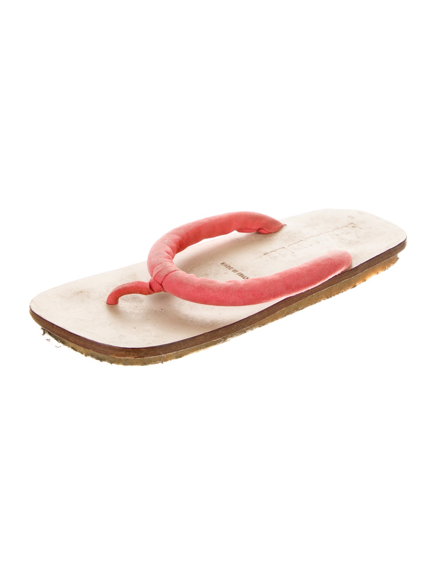 Jil Sander Suede Slides