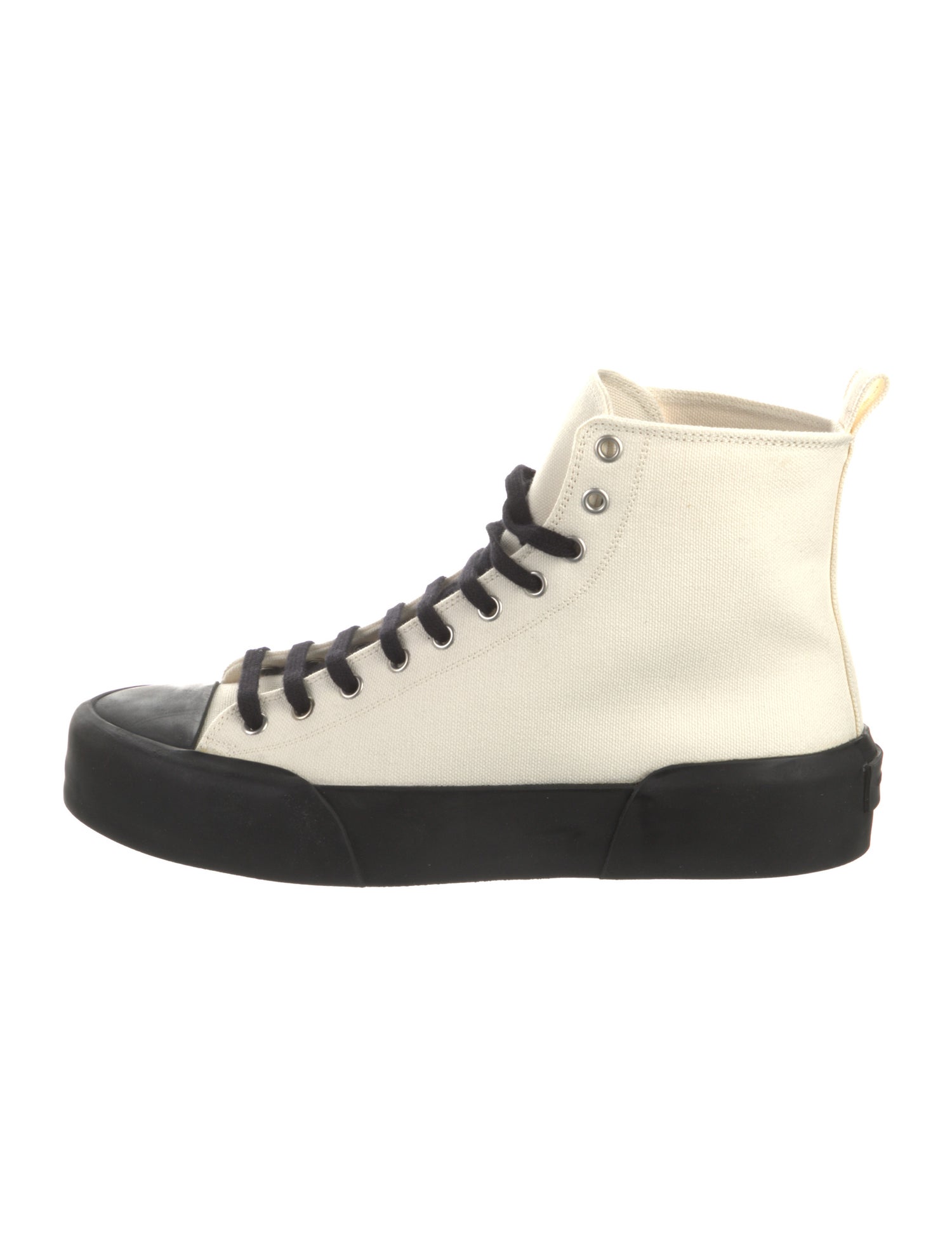 Jil Sander Canvas Lace-Up Boots