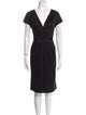 Jil Sander V-Neck Knee-Length Dress