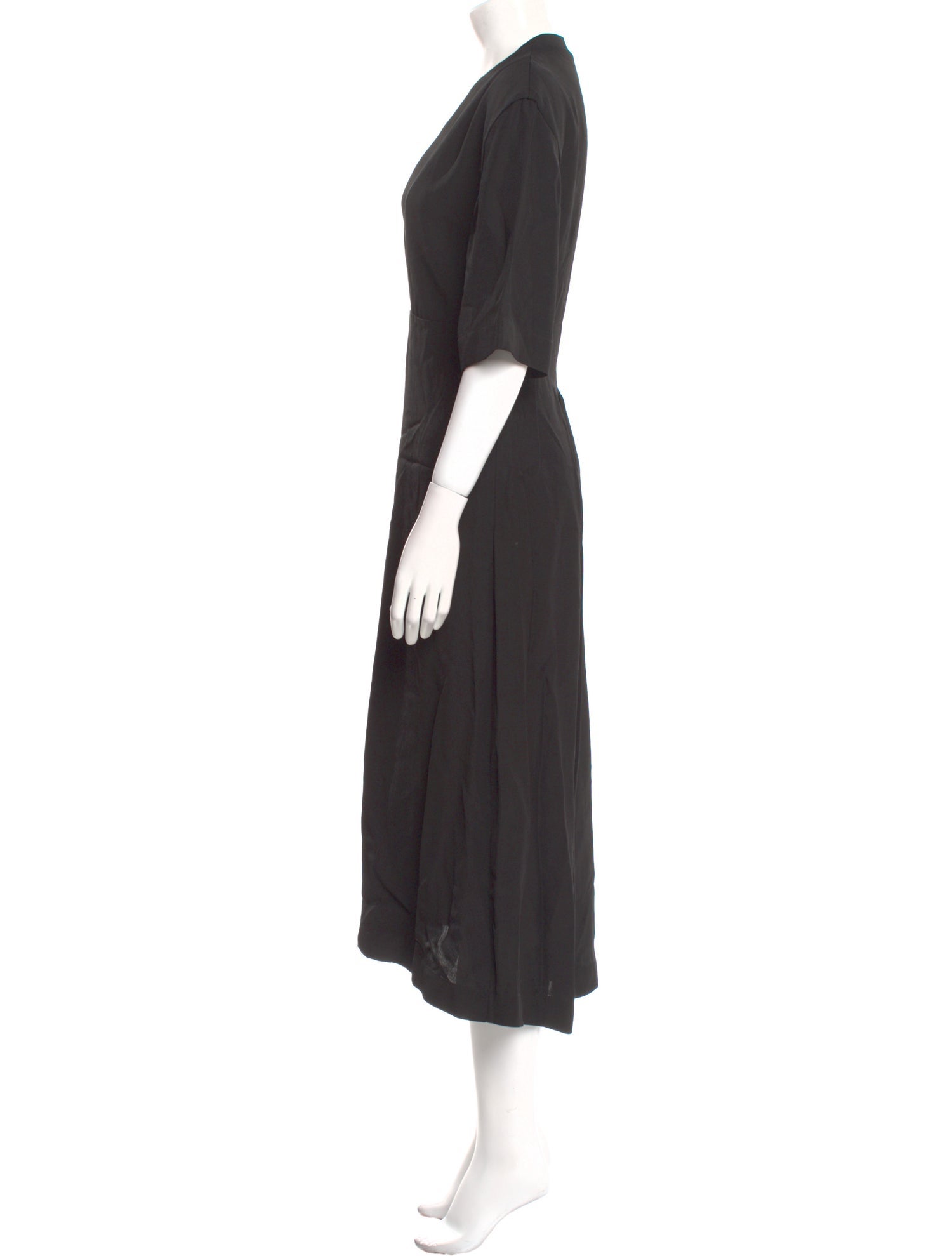 Jil Sander Virgin Wool Long Dress