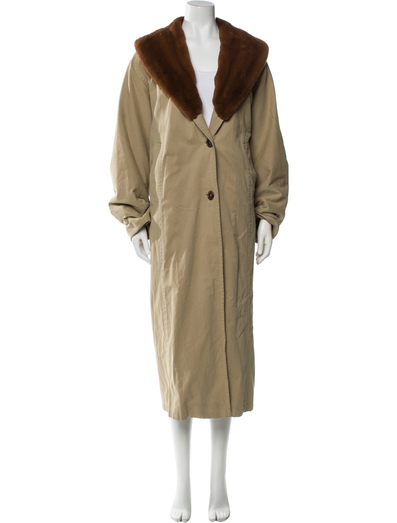 Jil Sander Vintage 1990's Fur Coat