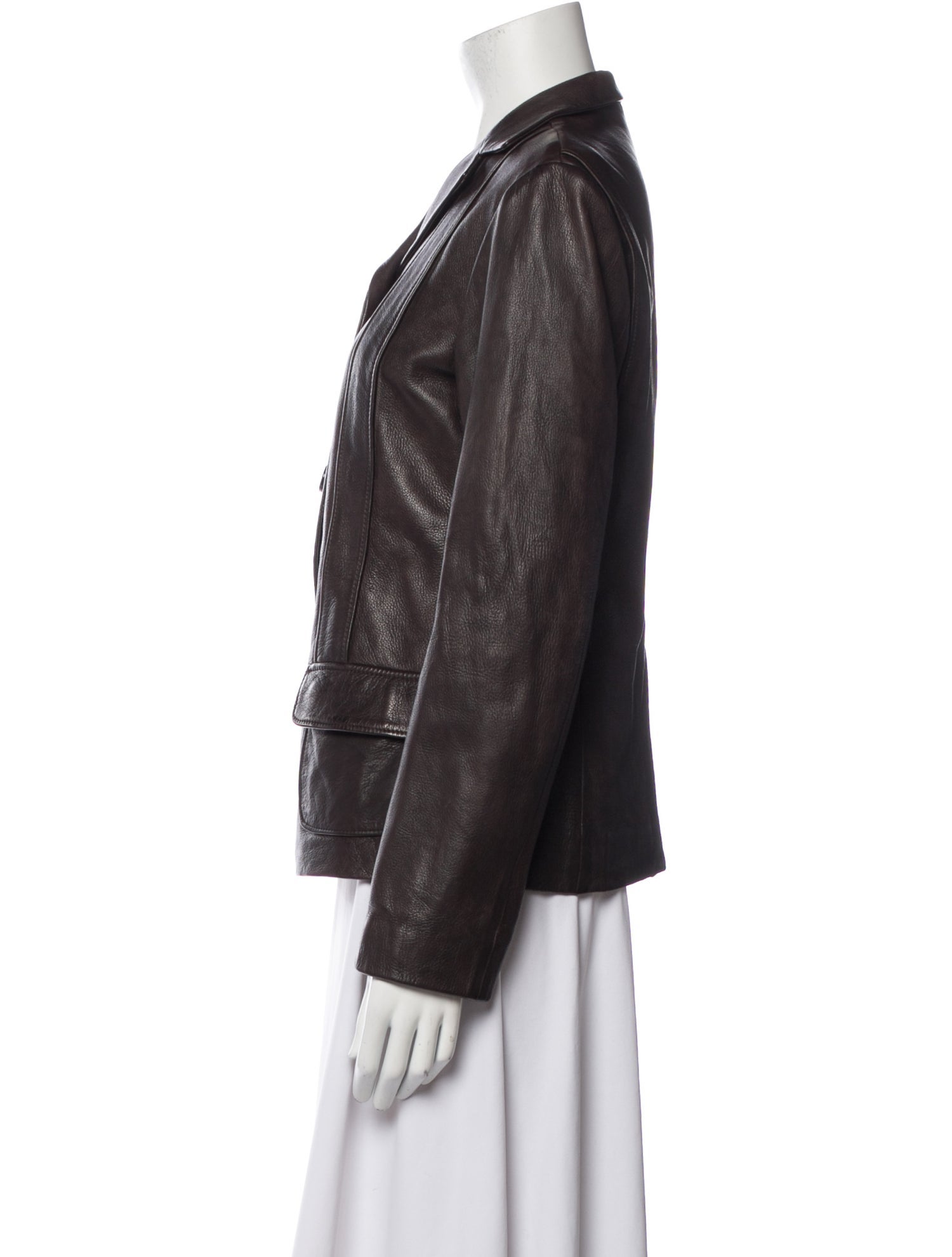 Jil Sander Leather Blazer