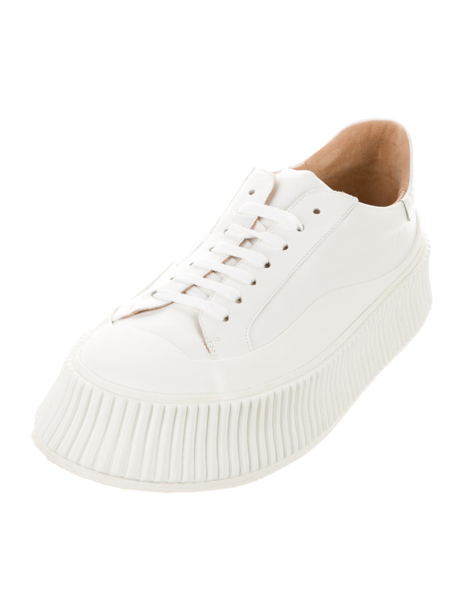 Jil Sander Leather Sneakers