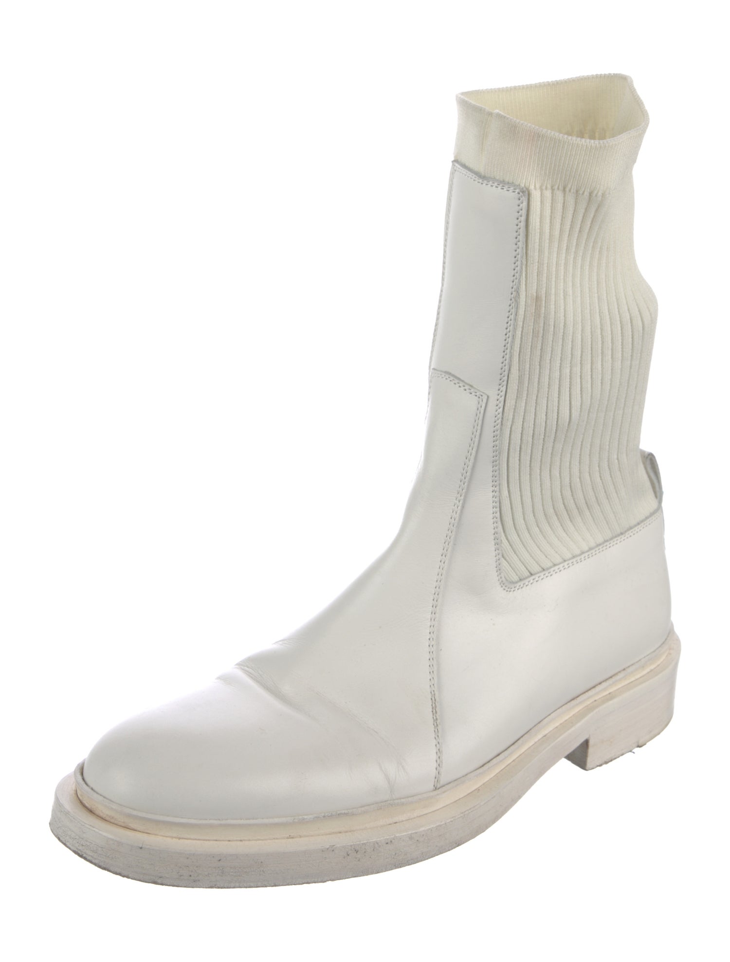 Jil Sander Leather Sock Boots