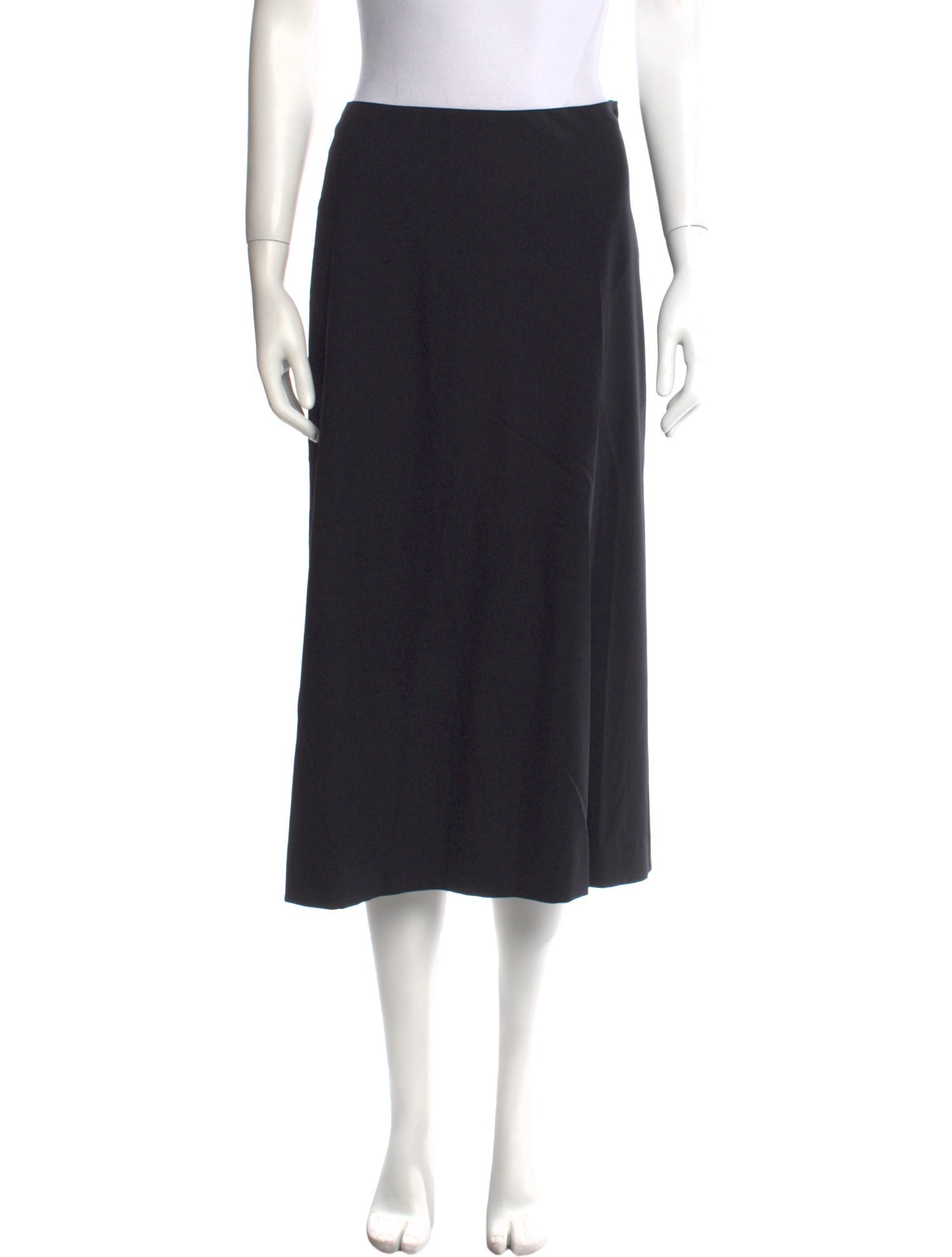 Jil Sander Virgin Wool Midi Length Skirt