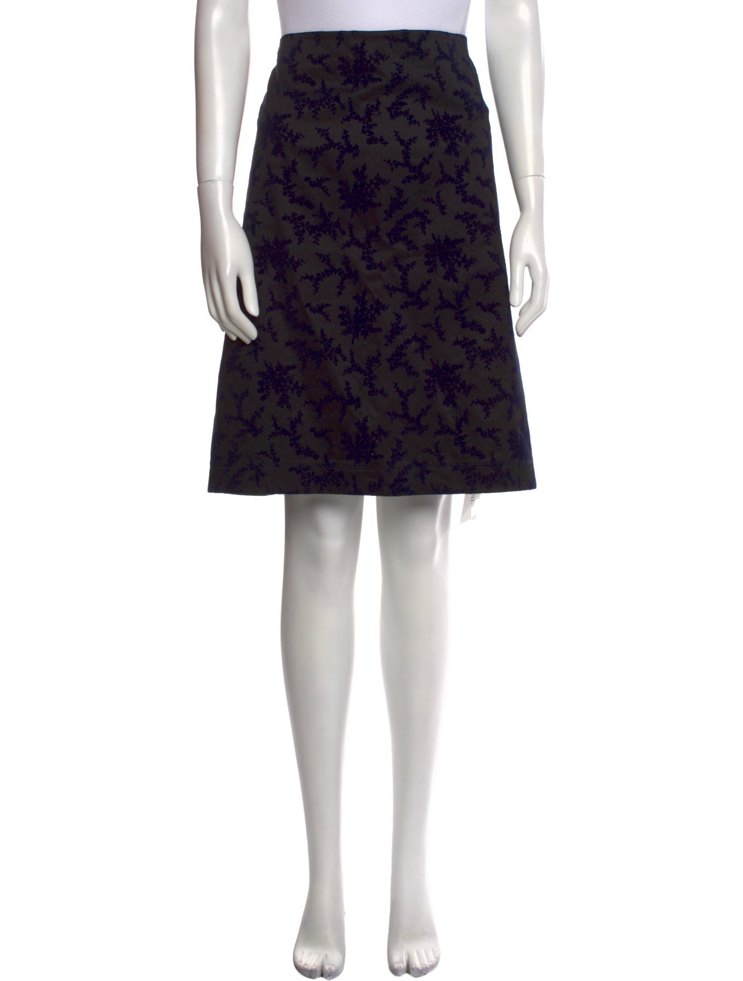 Jil Sander Printed Knee-Length Skirt