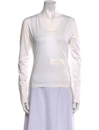 Jil Sander Cowl Neck Long Sleeve Sweatshirt