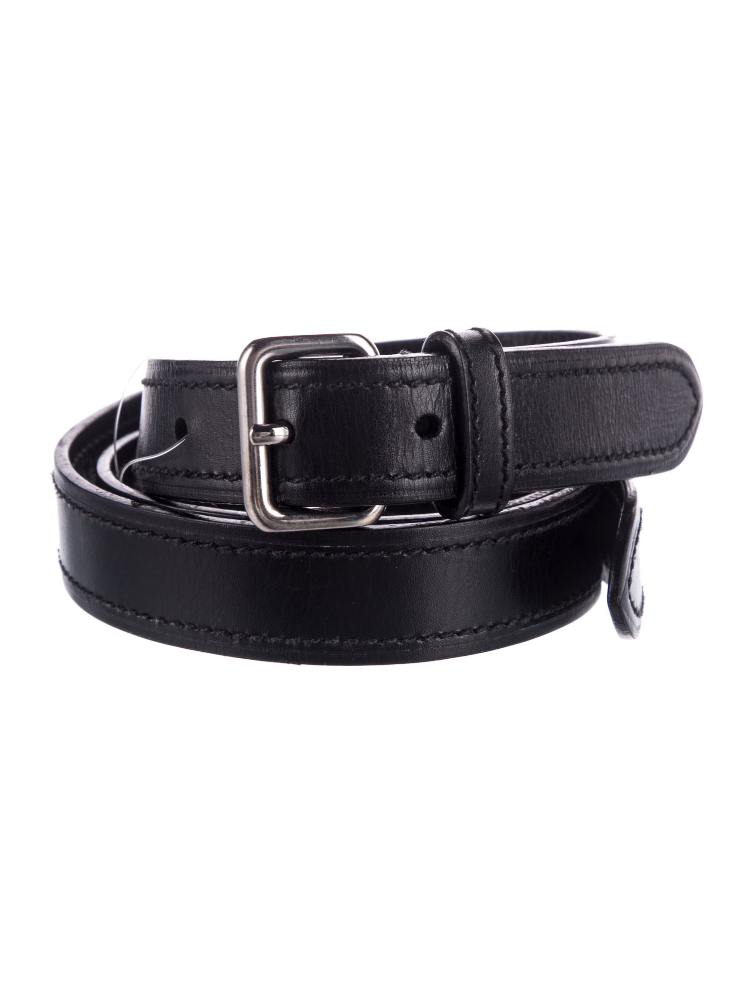 Jil Sander Skinny Leather Belt