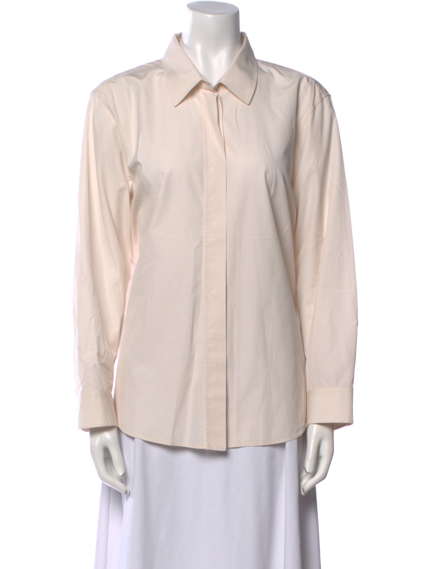 Jil Sander Long Sleeve Button-Up Top