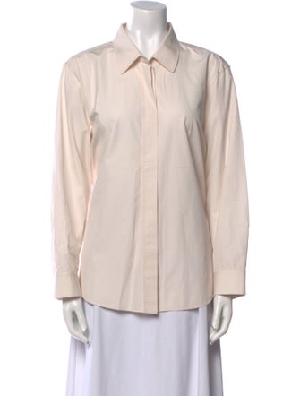 Jil Sander Long Sleeve Button-Up Top