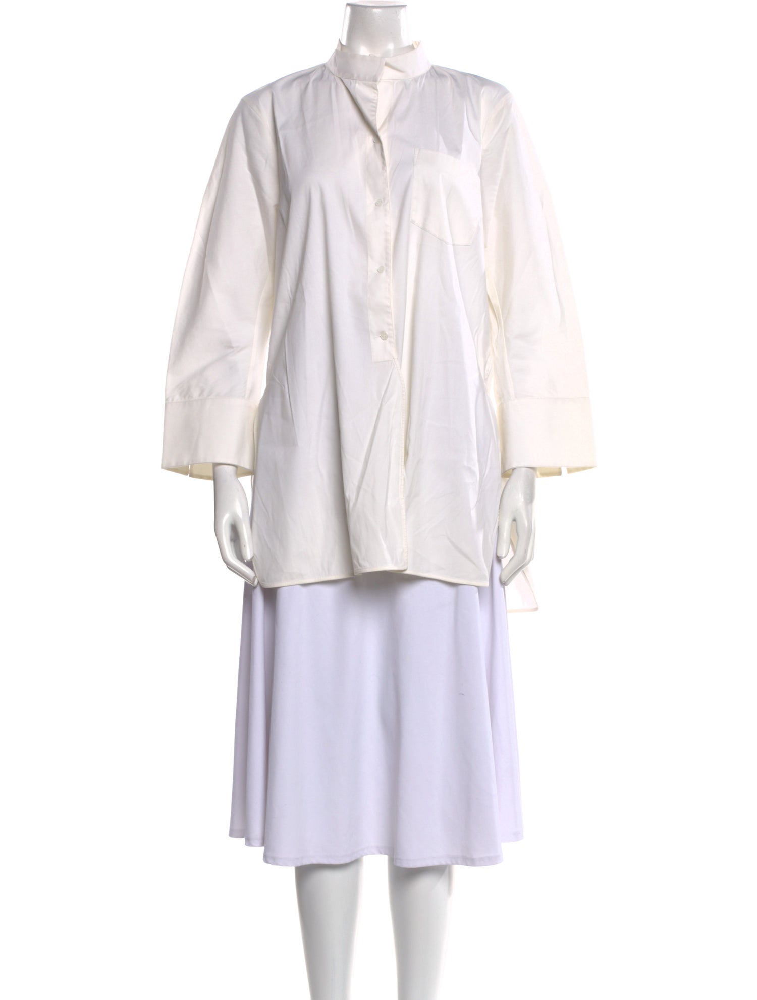 Jil Sander Mock Neck Long Sleeve Tunic