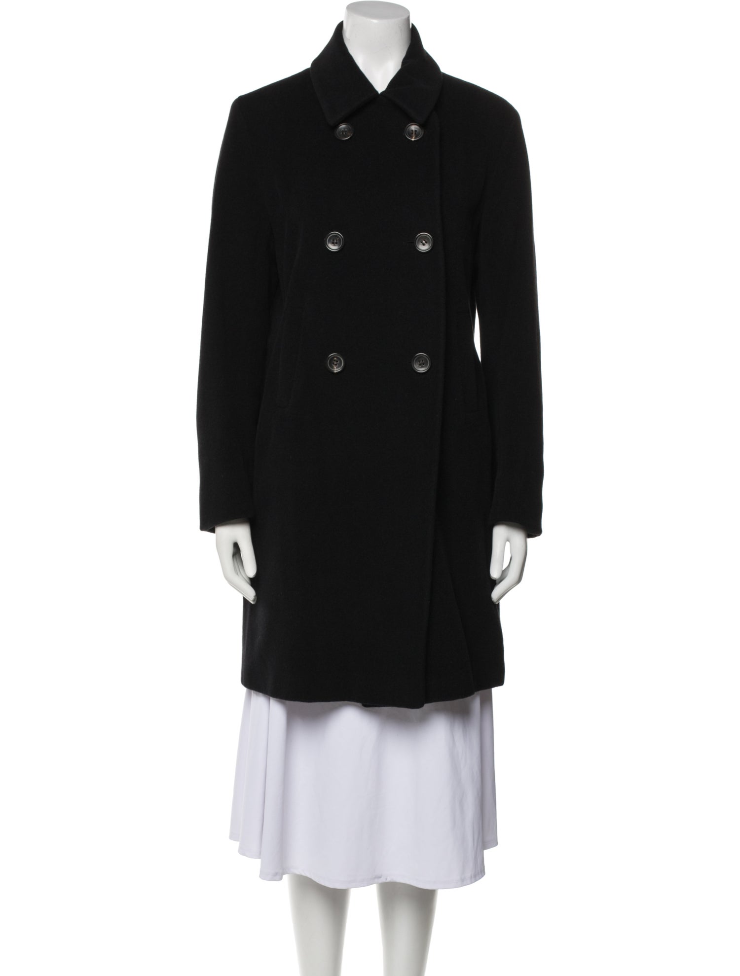 Jil Sander Angora Peacoat