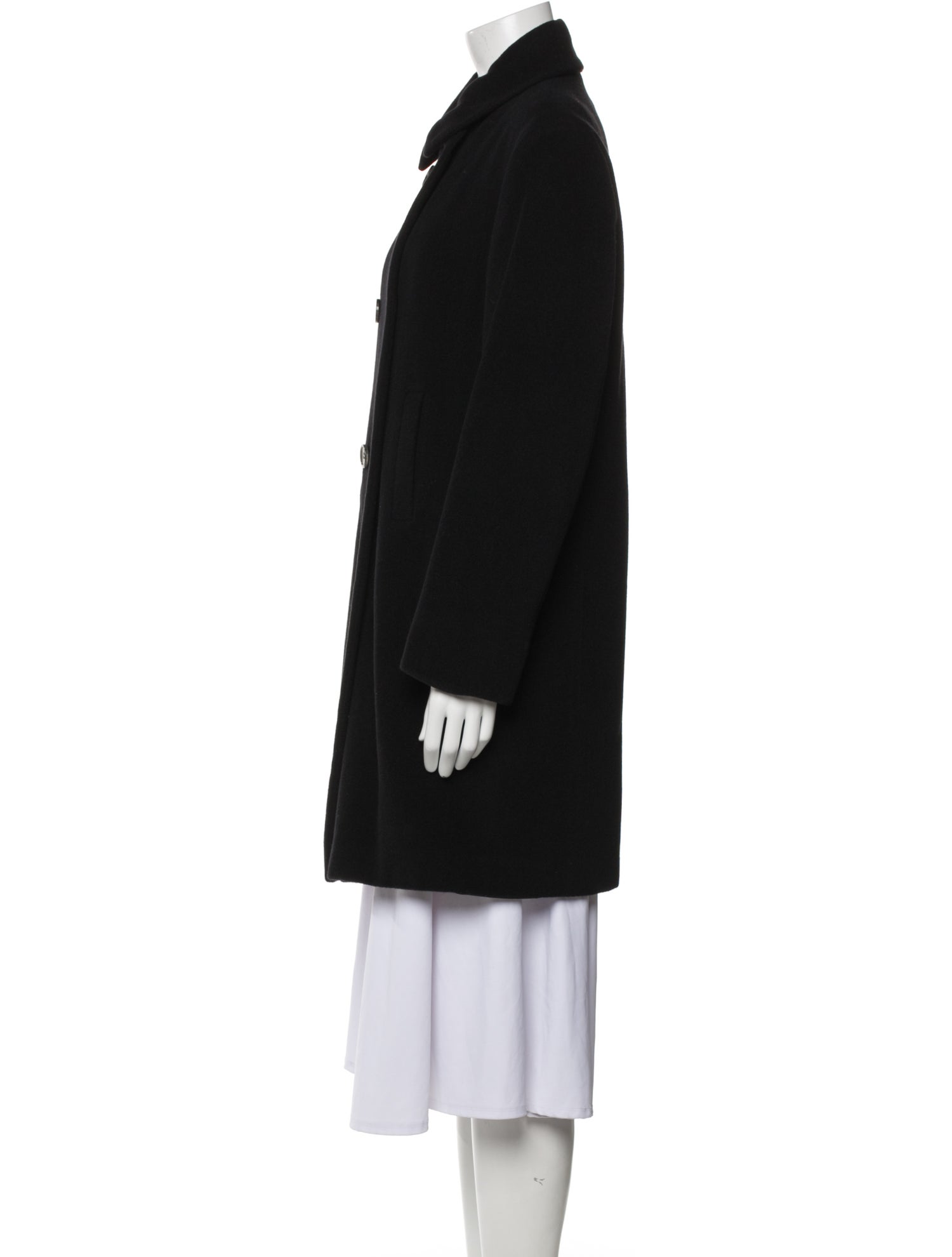 Jil Sander Angora Peacoat
