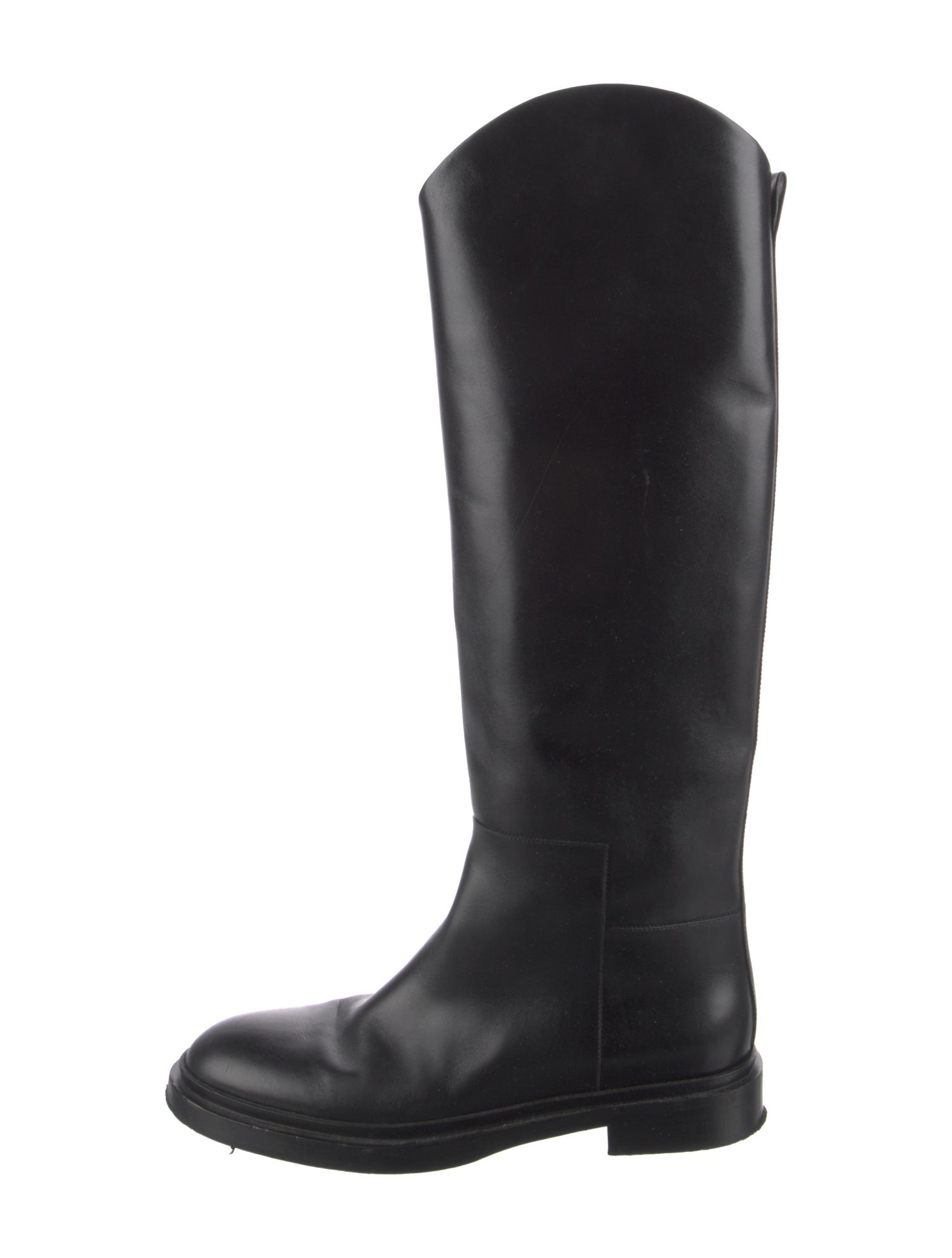 Jil Sander Leather Riding Boots