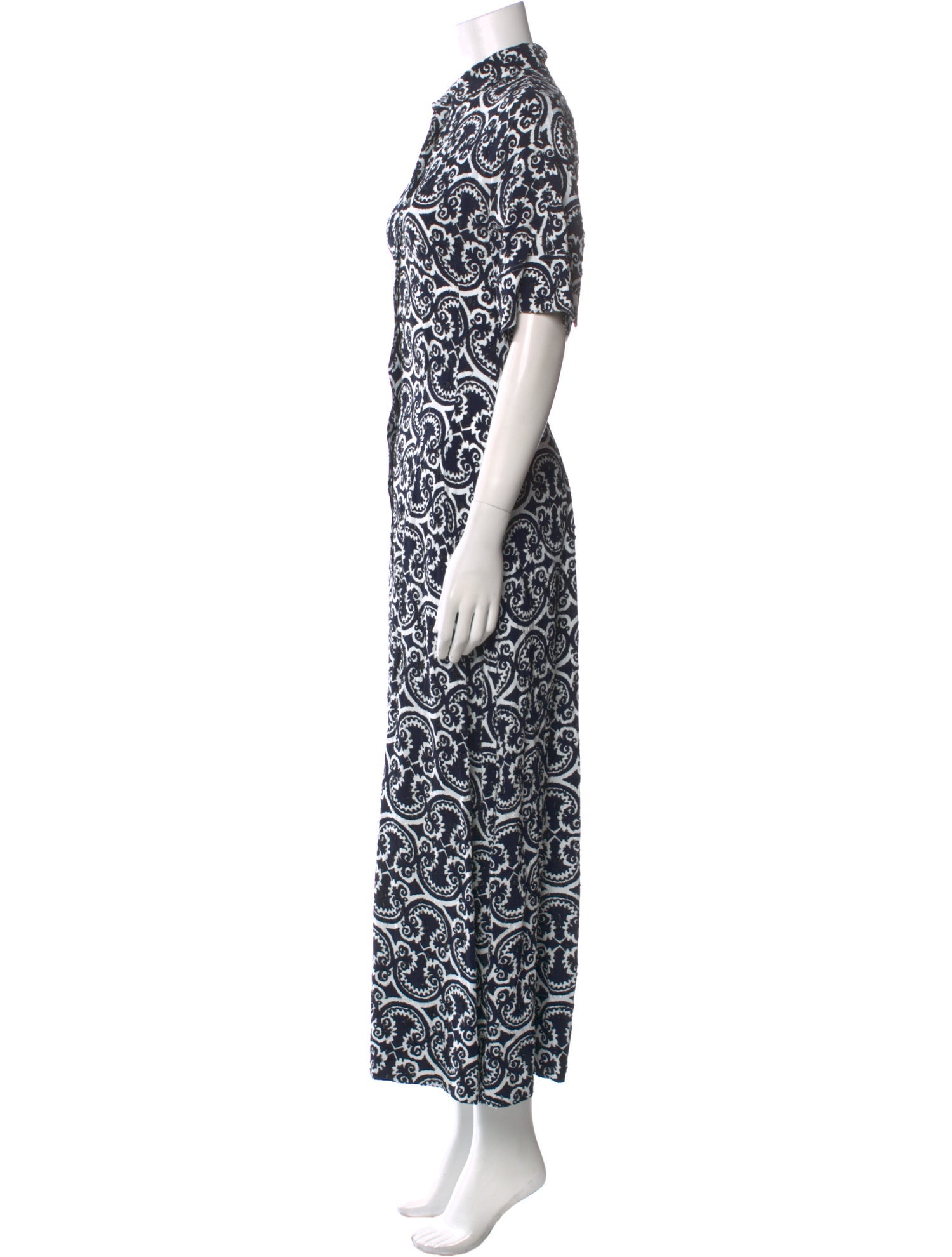 Jil Sander Printed Long Dress
